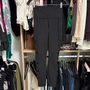 Lululemon black leggings size 4